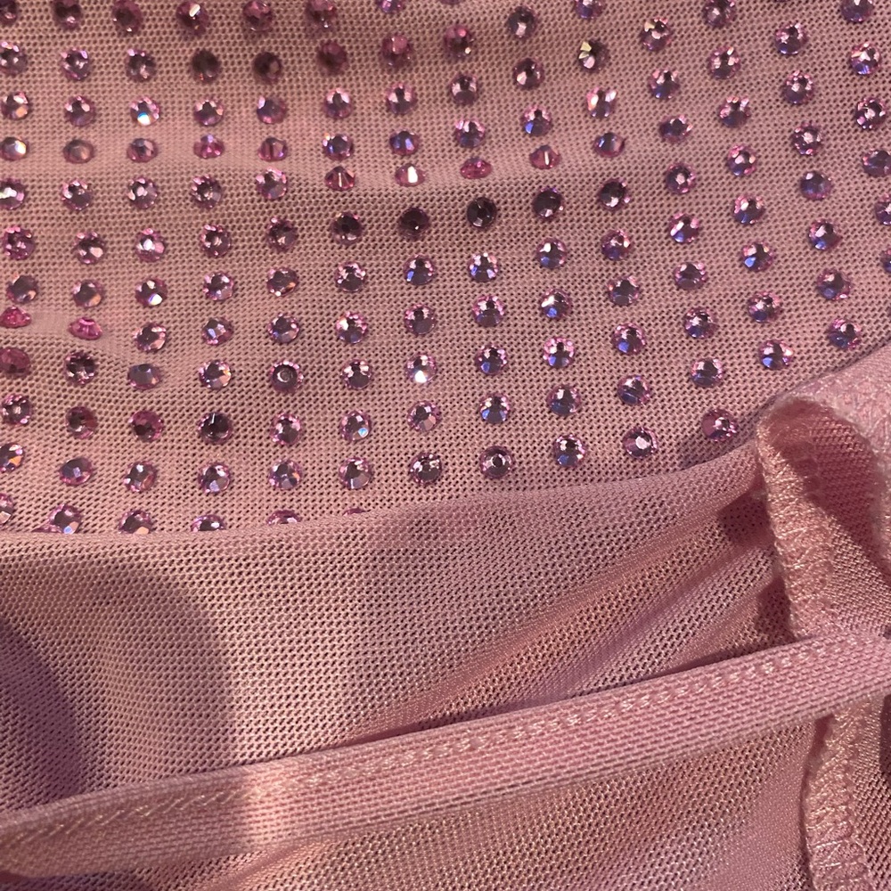 Pink Rhinestone Halter Top - Picture 4 of 4